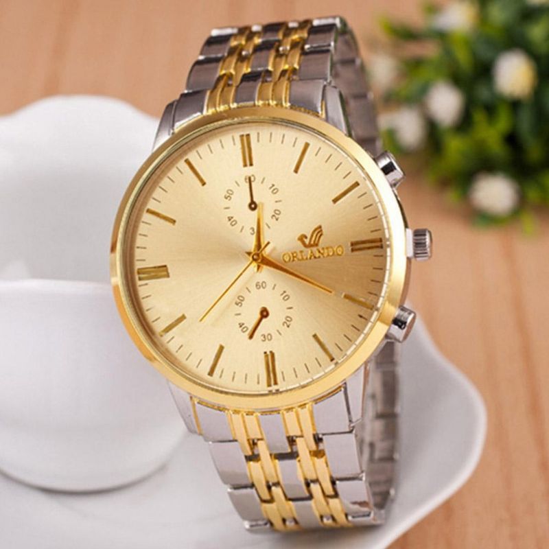 Fashion, accesorii si bijuterii - Barbati - Bijuterii barbati - Ceasuri barbati - Ceas barbatesc Orlando Baldur gold - Infinity.ro