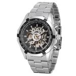 Fashion, accesorii si bijuterii - Barbati - Bijuterii barbati - Ceasuri barbati - Ceas barbatesc mecanic Winner silver business - Infinity.ro