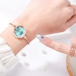 Market - Cadouri - Cadouri personalizate - Set ceas de dama Lvpai dark green cu o bratara - Infinity.ro