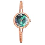 Market - Cadouri - Cadouri personalizate - Set ceas de dama Lvpai dark green cu o bratara - Infinity.ro