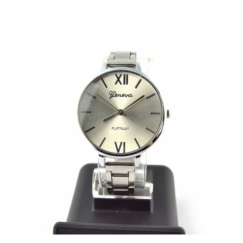 Fashion, accesorii si bijuterii - Femei - Bijuterii femei - Ceasuri femei - Ceas Dama Geneva Platinum Silver - Infinity.ro