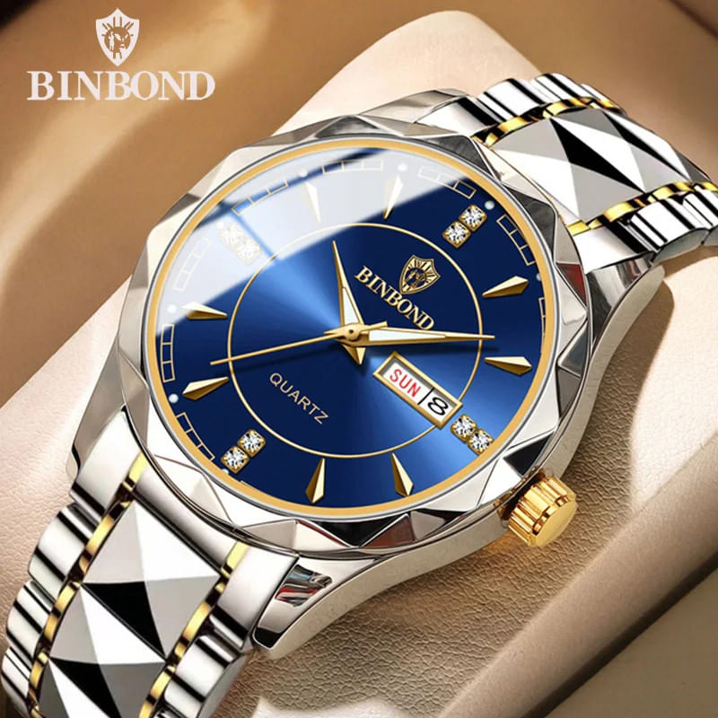 Fashion, accesorii si bijuterii - Barbati - Bijuterii barbati - Ceasuri barbati - Ceas barbatesc Binbond B5552BLU - Infinity.ro
