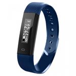 Laptop, Telefoane si Tablete - Wearables si gadgeturi - Wearables - Bratari fitness - Bratara fitness smart HR BT 4.0, ritm cardiac, pedometru, remote camera, notificari, Android, iOS, vibratii, albastru - Infinity.ro