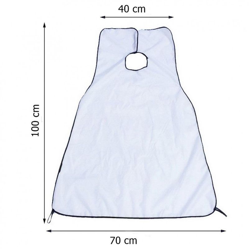 Ingrijire personala si Cosmetice - Ingrijire personala - Ingrijire par - Accesorii tuns si vopsit - Pelerina cu ventuze pentru barbierit si tuns, 100 x 70 cm - Infinity.ro