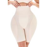 Fashion, accesorii si bijuterii - Femei - Lenjerie si pijamale femei - Lenjerie intima femei - Lenjerie modelatoare pentru solduri si fese, Efect clepsidra, Bej - Bej, XL/XXL - Infinity.ro