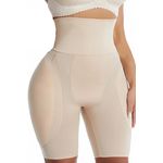 Fashion, accesorii si bijuterii - Femei - Lenjerie si pijamale femei - Lenjerie intima femei - Lenjerie modelatoare pentru solduri si fese, Efect clepsidra, Bej - Bej, XL/XXL - Infinity.ro