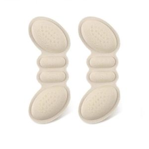 Set talonete din bumbac si spuma pentru calcaie culoarea pielii