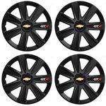 Auto si Moto - Anvelope si jante - Accesorii roti - Capace roti - Set 4 Capace Roti GTX Carbon Negru R15, Pentru Chevrolet - Infinity.ro