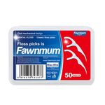 Ingrijire personala si Cosmetice - Igiena dentara - Rezerve si accesorii - Ata dentara Fawnmum cu maner, 50 bucati - Infinity.ro