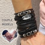 Fashion, accesorii si bijuterii - Barbati - Bijuterii barbati - Bratari barbati - Set 4 bratari barbatesti Neo-Gothic Sea Creature - Infinity.ro