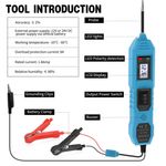 Auto si Moto - Reparatii si depanare - Scule auto - Testere si multimetre - Tester Tensiune Auto Circuite Electrice Techstar® 823, 6-24V cu Afisaj LCD, LED, Clesti si Sonda Otel Inoxidabil - Infinity.ro