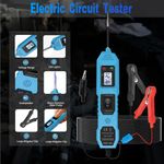 Auto si Moto - Reparatii si depanare - Scule auto - Testere si multimetre - Tester Tensiune Auto Circuite Electrice Techstar® 823, 6-24V cu Afisaj LCD, LED, Clesti si Sonda Otel Inoxidabil - Infinity.ro