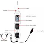 Auto si Moto - Reparatii si depanare - Scule auto - Testere si multimetre - Tester Tensiune Auto Circuite Electrice Techstar® 823, 6-24V cu Afisaj LCD, LED, Clesti si Sonda Otel Inoxidabil - Infinity.ro