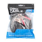 Auto si Moto - Reparatii si depanare - Sisteme de diagnoza - Cablu Salvare Memorie ECU 12V, JFIND JC02 OBDII Memory Saver, cu Mufa OBD, Clesti Crocodil, Mufa Bricheta, Backup - Infinity.ro