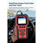 Auto si Moto - Reparatii si depanare - Sisteme de diagnoza - Tester Diagnoza Auto Techstar M302, OBD II, Resetare Oil Service, Live Data, Test senzor O2, Printare cloud cod QR - Infinity.ro