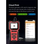 Auto si Moto - Reparatii si depanare - Sisteme de diagnoza - Tester Diagnoza Auto Techstar M302, OBD II, Resetare Oil Service, Live Data, Test senzor O2, Printare cloud cod QR - Infinity.ro