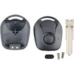 Auto si Moto - Electronice auto - Accesorii electronice auto - Carcasa Cheie Auto Techstar, compatibila cu Ssangyong Actyon, Kyron, Rexton, SUV – cu lama SSY3 si surub, 1 buton - Infinity.ro