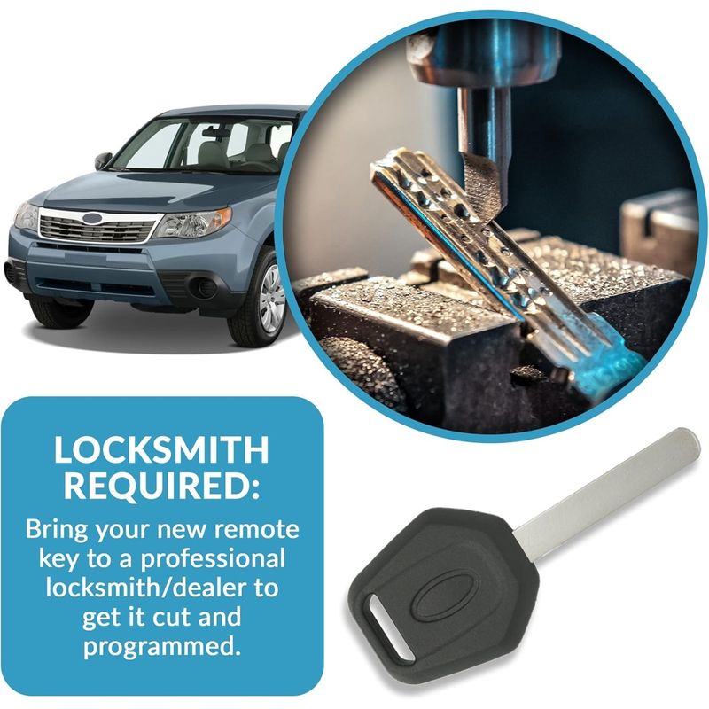 Auto si Moto - Piese auto si accesorii - Caroserie - Usi auto si accesorii - Carcasa Cheie Auto Techstar, Compatibila Subaru Forester, Impreza, Legacy - Infinity.ro