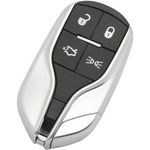 Auto si Moto - Electronice auto - Accesorii electronice auto - Carcasa Cheie Auto Techstar tip Smart Key, cu 4 butoane, Compatibila Maserati Ghibli, Quattroporte – cu lama - Infinity.ro