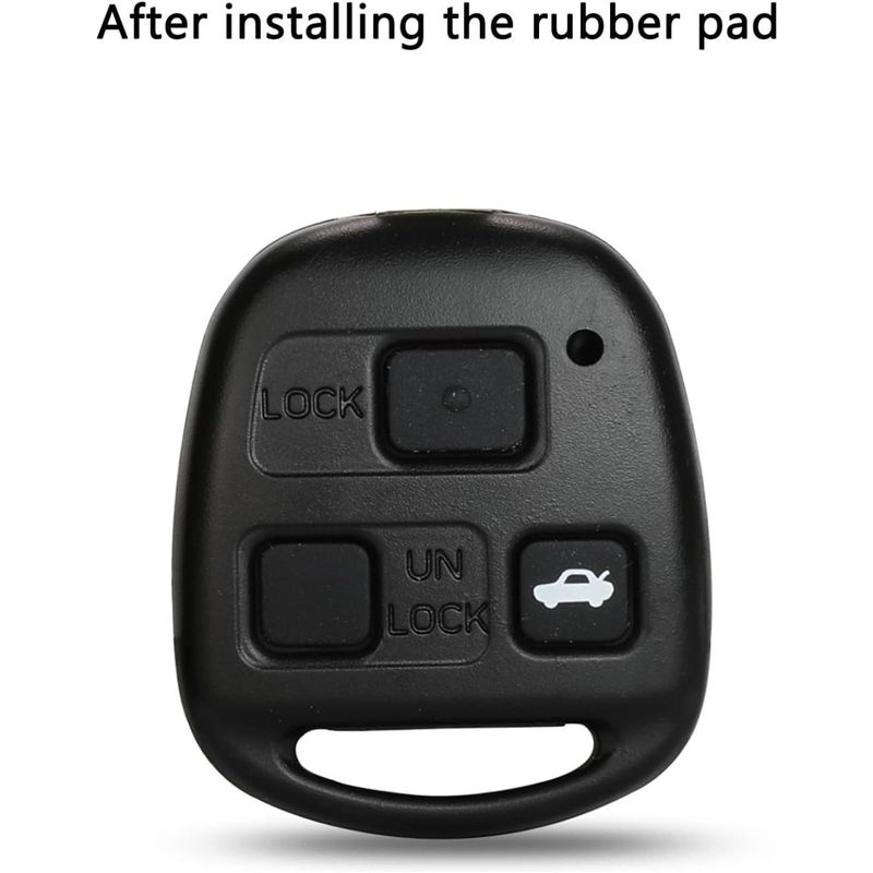 Auto si Moto - Electronice auto - Accesorii electronice auto - Carcasa Cheie Auto Techstar cu 3 Butoane Compatibila Toyota Yaris, Corolla, RAV4, Avensis, Lexus RX, GS, IS - Infinity.ro