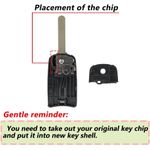 Auto si Moto - Electronice auto - Accesorii electronice auto - Carcasa Cheie Auto Techstar tip Flip, cu 2 Butoane, Compatibila Honda Civic, Accord, CR-V, Jazz, HR-V – cu lama - Infinity.ro