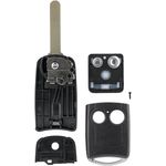 Auto si Moto - Electronice auto - Accesorii electronice auto - Carcasa Cheie Auto Techstar tip Flip, cu 2 Butoane, Compatibila Honda Civic, Accord, CR-V, Jazz, HR-V – cu lama - Infinity.ro