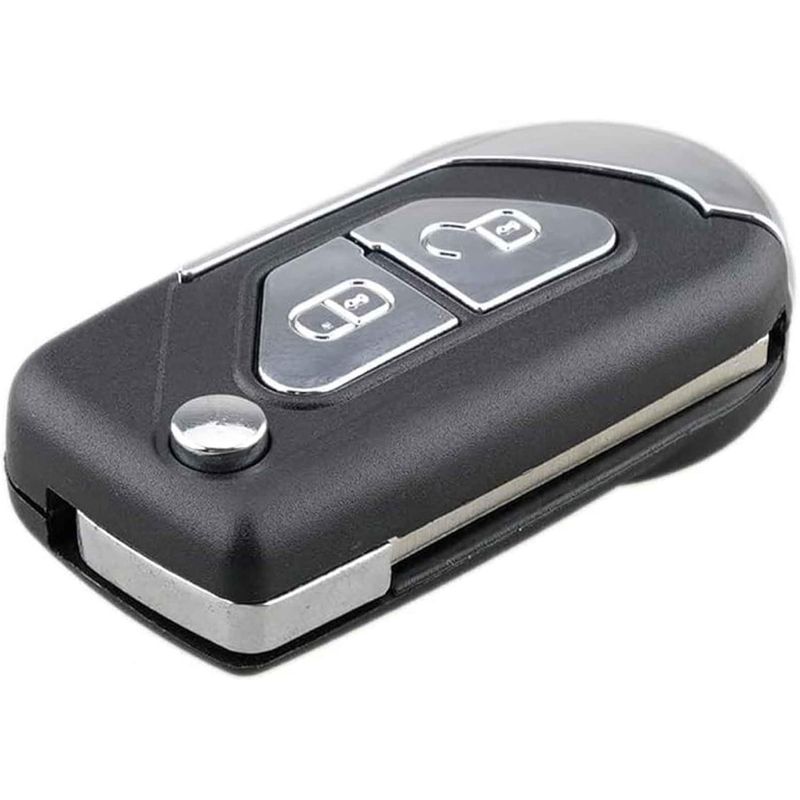Auto si Moto - Electronice auto - Accesorii electronice auto - Carcasa Cheie Auto Techstar tip Briceag cu 2 Butoane, Compatibila Citroen DS3, C3, lama VA2 - Infinity.ro