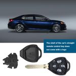 Auto si Moto - Electronice auto - Accesorii electronice auto - Carcasa Cheie Auto Techstar cu 4 butoane compatibila cu Toyota Corolla, Camry, Alphard - Infinity.ro