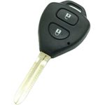 Auto si Moto - Electronice auto - Accesorii electronice auto - Carcasa Cheie Auto Techstar, cu 2 Butoane Compatibila Toyota Corolla, RAV4, Yaris, Avensis, Hilux, Prado - Infinity.ro