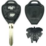 Auto si Moto - Electronice auto - Accesorii electronice auto - Carcasa Cheie Auto Techstar, cu 2 Butoane Compatibila Toyota Corolla, RAV4, Yaris, Avensis, Hilux, Prado - Infinity.ro