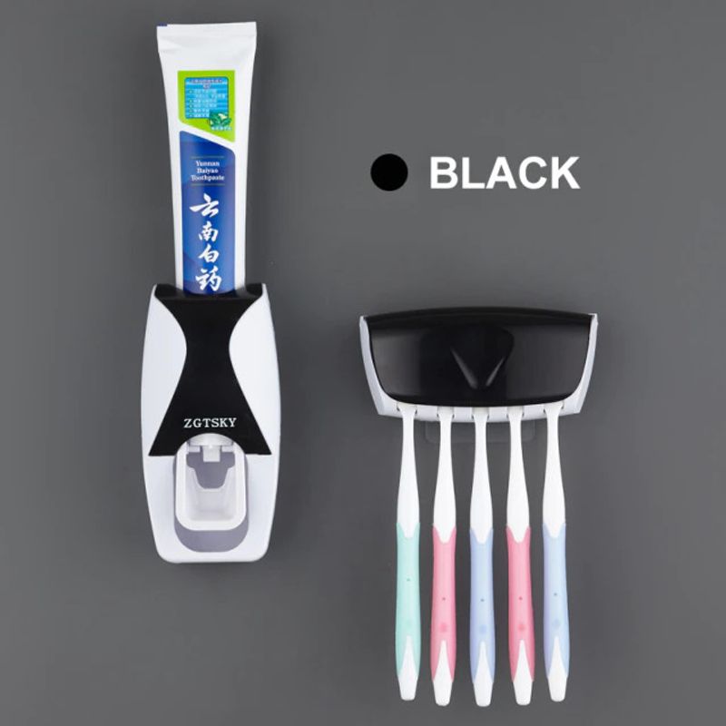 Ingrijire personala si Cosmetice - Igiena dentara - Rezerve si accesorii - Dispenser pasta de dinti si suport 5 periute - Infinity.ro
