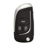 Auto si Moto - Electronice auto - Accesorii electronice auto - Carcasa cheie auto Techstar cromata cu 3 butoane – compatibila Opel & Chevrolet Astra, Corsa, Cruze, Captiva, Aveo - Infinity.ro