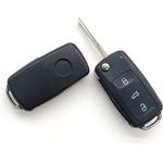 Auto si Moto - Electronice auto - Accesorii electronice auto - Carcasa cheie auto Techstar tip briceag cu 3 butoane pentru Volkswagen – model pliabil, carcasa nedetasabila - Infinity.ro