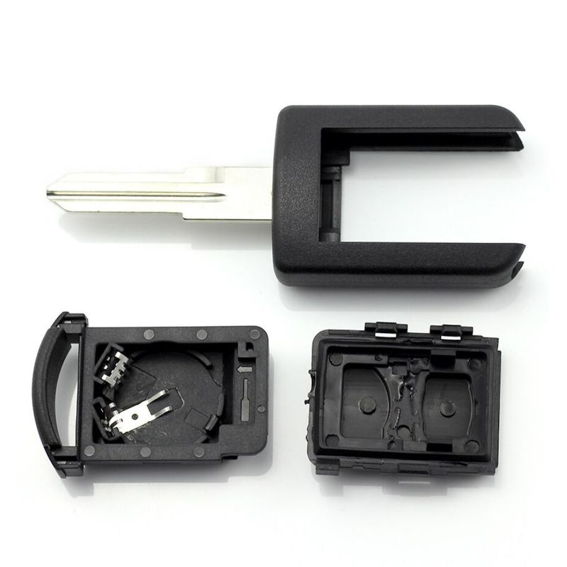 Auto si Moto - Electronice auto - Accesorii electronice auto - Carcasa cheie auto Techstar cu 2 butoane si lama pe stanga pentru Opel – compatibila Astra, Corsa, Zafira - Infinity.ro