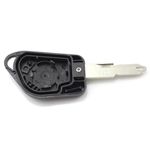 Auto si Moto - Electronice auto - Accesorii electronice auto - Carcasa cheie auto Techstar cu 2 butoane si suport baterie pentru Peugeot – compatibila 206, 207, 307, 407 - Infinity.ro