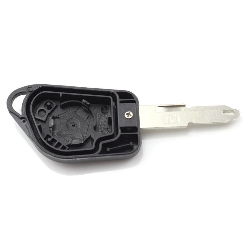 Auto si Moto - Electronice auto - Accesorii electronice auto - Carcasa cheie auto Techstar cu 2 butoane si suport baterie pentru Peugeot – compatibila 206, 207, 307, 407 - Infinity.ro