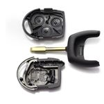Auto si Moto - Electronice auto - Accesorii electronice auto - Carcasa cheie auto Techstar cu 3 butoane si suport baterie pentru Ford Mondeo – compatibila modele 2001–2007 - Infinity.ro