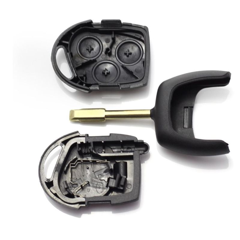 Auto si Moto - Electronice auto - Accesorii electronice auto - Carcasa cheie auto Techstar cu 3 butoane si suport baterie pentru Ford Mondeo – compatibila modele 2001–2007 - Infinity.ro