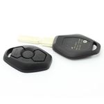 Auto si Moto - Electronice auto - Accesorii electronice auto - Carcasa cheie auto Techstar cu 3 butoane si lama 4 piste pentru BMW – compatibila E46, E39, E60, X3, X5 - Infinity.ro