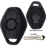 Auto si Moto - Electronice auto - Accesorii electronice auto - Carcasa cheie auto Techstar cu 3 butoane si lama 4 piste pentru BMW – compatibila E46, E39, E60, X3, X5 - Infinity.ro