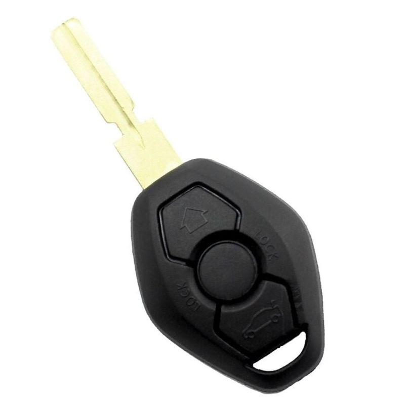 Auto si Moto - Electronice auto - Accesorii electronice auto - Carcasa cheie auto Techstar cu 3 butoane si lama 4 piste pentru BMW – compatibila E46, E39, E60, X3, X5 - Infinity.ro