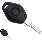 Auto si Moto - Electronice auto - Accesorii electronice auto - Carcasa cheie auto Techstar cu 3 butoane si lama 4 piste pentru BMW – compatibila E46, E39, E60, X3, X5 - Infinity.ro