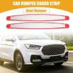 Auto si Moto - Piese auto si accesorii - Caroserie - Ornamente exterior auto - Set 2x Banda Protectie Bara si Portiera Auto Universala, Transparenta, PVC Durabil, Anti-Zgarieturi si Impact - Infinity.ro