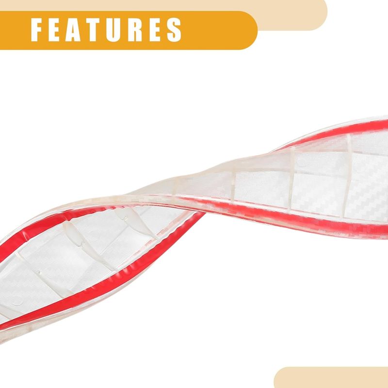 Auto si Moto - Piese auto si accesorii - Caroserie - Ornamente exterior auto - Set 2x Banda Protectie Bara si Portiera Auto Universala, Transparenta, PVC Durabil, Anti-Zgarieturi si Impact - Infinity.ro