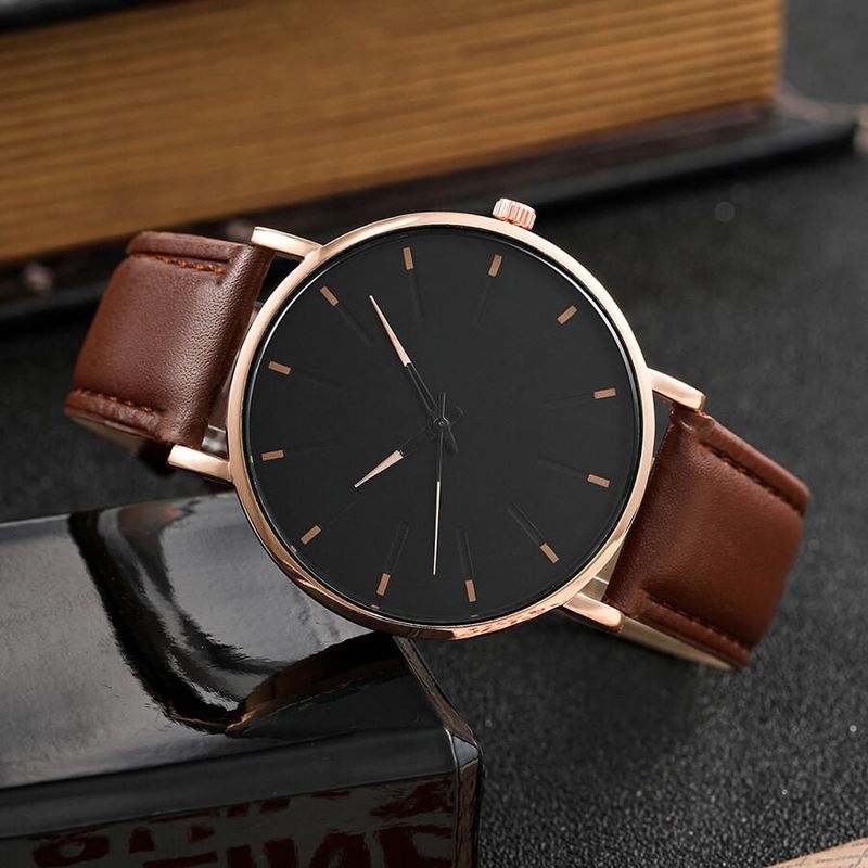 Market - Cadouri - Cadouri personalizate - Set cadou cu ceas barbatesc CH0033 maro si trei bratari elegante - Infinity.ro