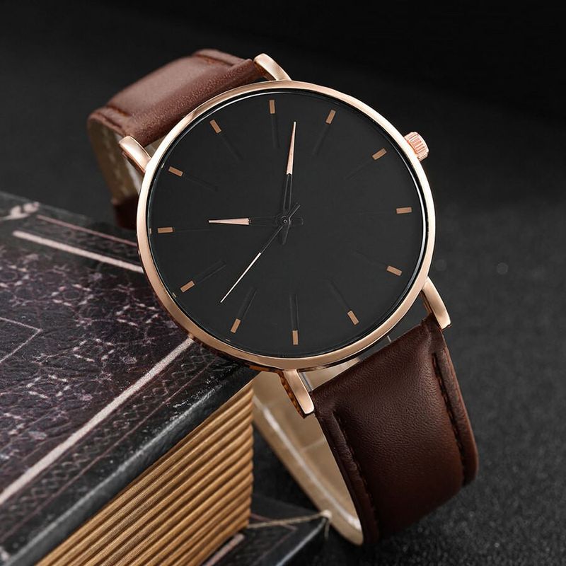 Market - Cadouri - Cadouri personalizate - Set cadou cu ceas barbatesc CH0033 maro si trei bratari elegante - Infinity.ro