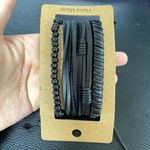 Market - Cadouri - Cadouri personalizate - Set cadou cu ceas barbatesc Shaarms maro si patru bratari elegante - Infinity.ro