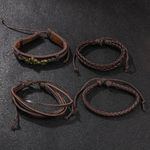 Market - Cadouri - Cadouri personalizate - Set cadou cu ceas barbatesc Shaarms 8350 si patru bratari elegante - Infinity.ro