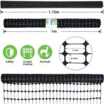 Casa si Gradina - Gradina si terasa - Garduri, panouri si accesorii - Plasa de gard din plastic, 1x30 m, rezistenta UV, protectie pentru gradina, animale, santiere, negru - Infinity.ro