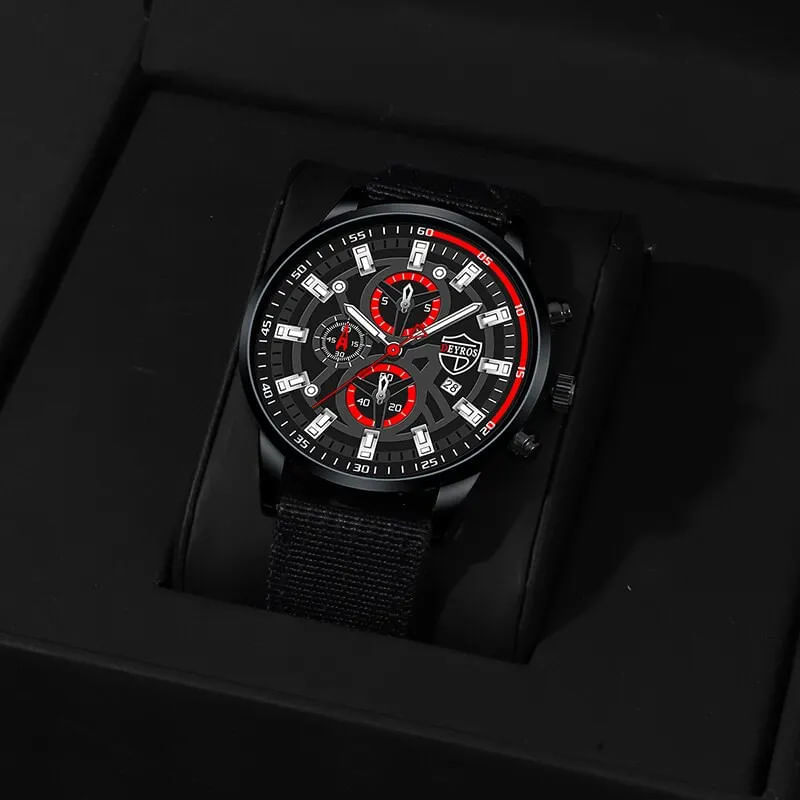 Market - Cadouri - Cadouri personalizate - Set cadou cu ceas barbatesc Deyros ZH10601IALQ cu bratara si lant Scorpion - Infinity.ro